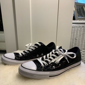 Converse All Star Sequence Black Low Top Sneakers